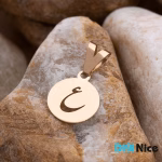 گردنبند طلا 18 عیار طرح ع
