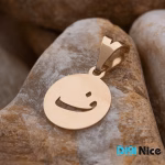 گردنبند طلا 18 عیار طرح ف