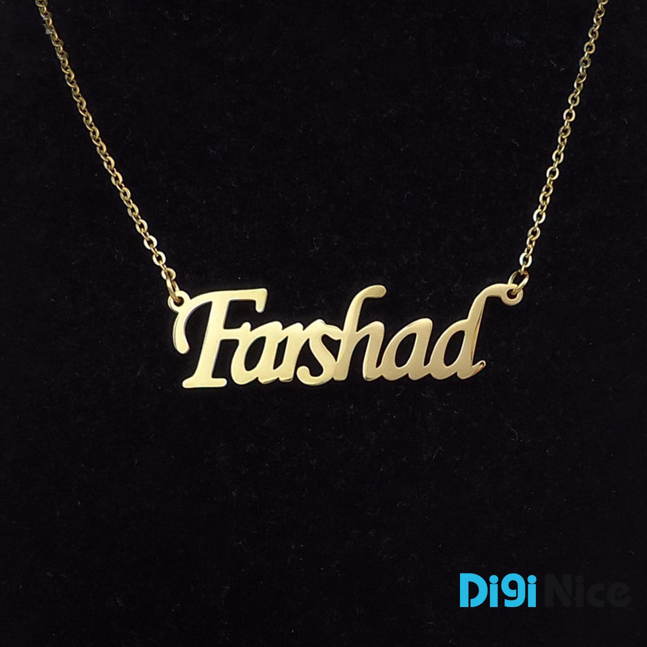 گردنبند طلا 18 عیار طرح فرشاد
