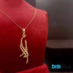 گردنبند طلا 18 عیار طرح لارا