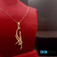 گردنبند طلا 18 عیار طرح لارا