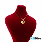 گردنبند طلا 18 عیار طرح مادر و فرزند (کد DN-P1908)