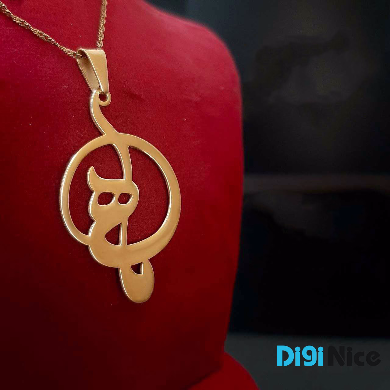 گردنبند طلا 18 عیار طرح ماهی