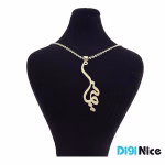گردنبند طلا 18 عیار طرح نیما