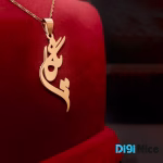 گردنبند طلا 18 عیار طرح پگاه