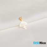 گردنبند طلا 18 عیار طرح چتر