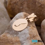 گردنبند طلا 18 عیار طرح ک