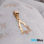 گردنبند طلا 18 عیار طرح کاج