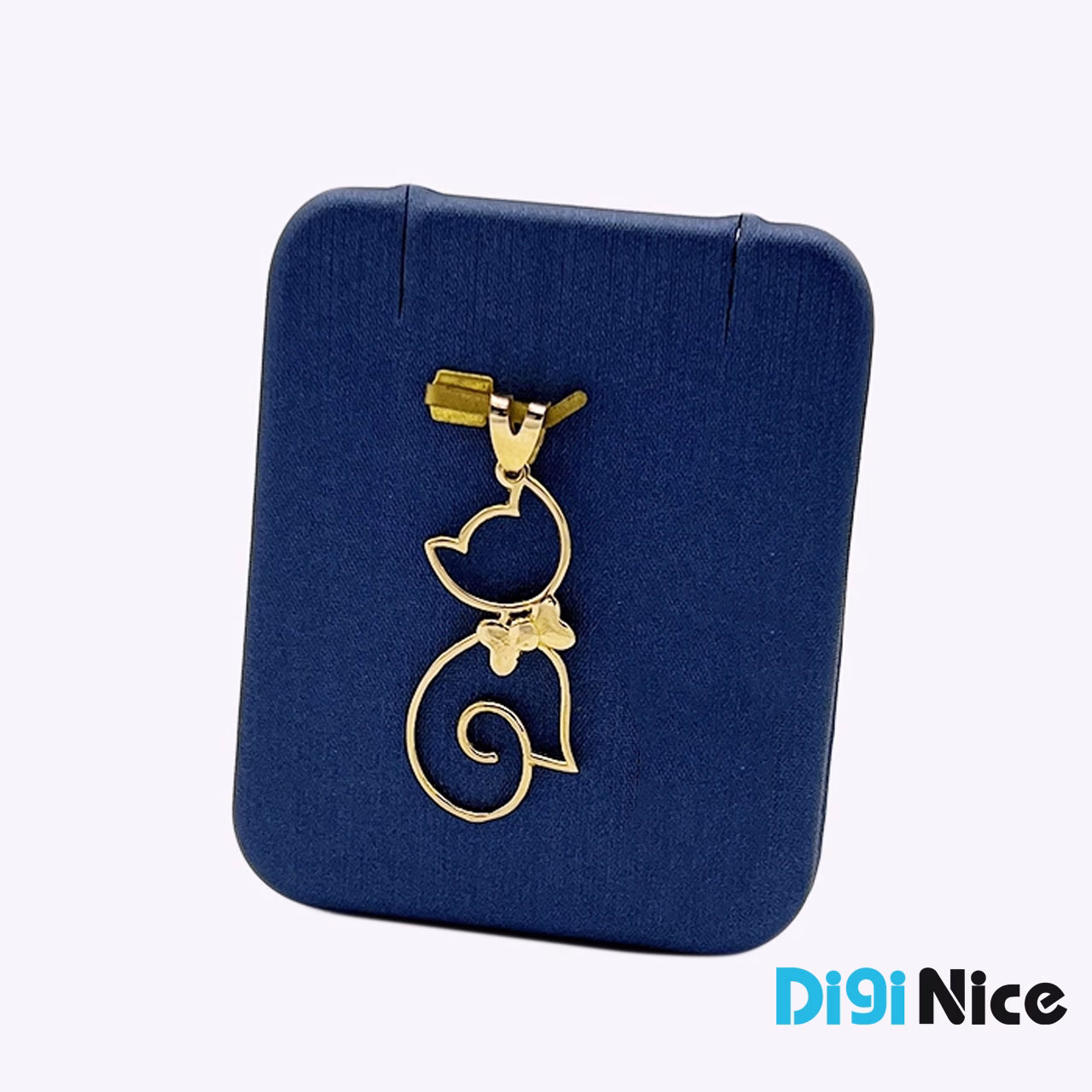 گردنبند طلا 18 عیار طرح گربه