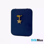 گردنبند طلا 18 عیار طرح گل