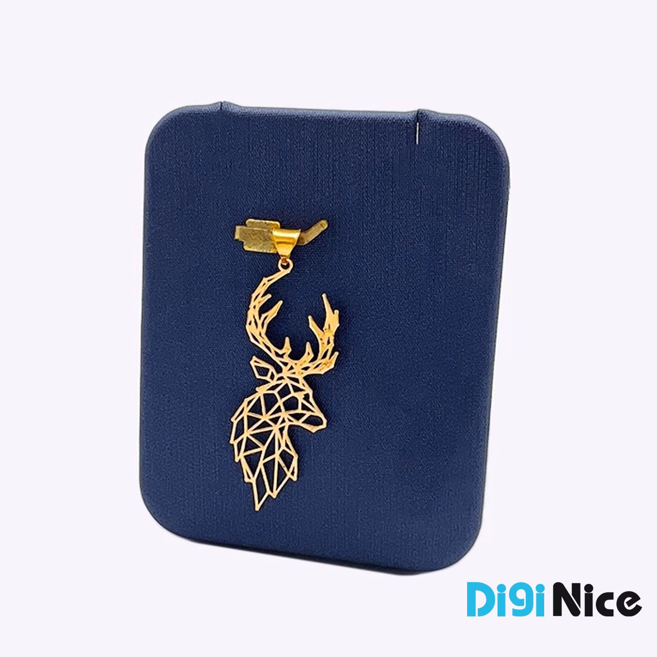 گردنبند طلا 18 عیار طرح گوزن