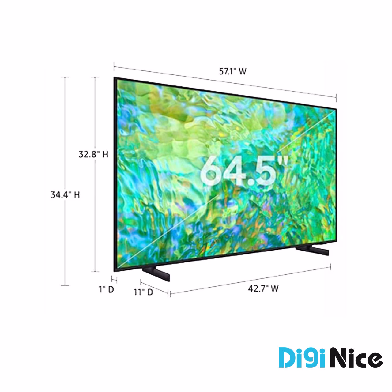 تلویزیون سامسونگ مدل CU8000 سایز 65 اینچ (مصر)