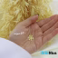 گردنبند طلا 18 عیار طرح برف (کد DN-P2043)
