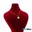 گردنبند طلا 18 عیار طرح برف (کد DN-P2043)
