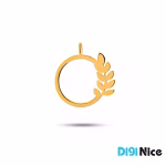 گردنبند طلا 18 عیار طرح برگ