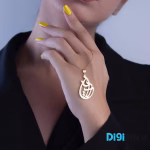 گردنبند طلا 18 عیار طرح رادین