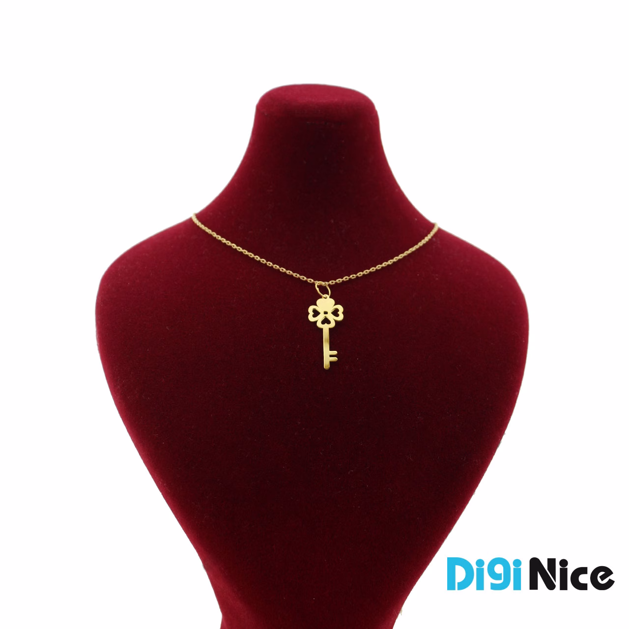 گردنبند طلا 18 عیار طرح کلید (کد DN-P2109)