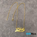گردنبند طلا 18 عیار طرح ZAHRA