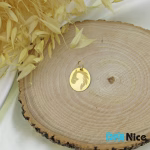 گردنبند طلا 18 عیار طرح اسب و دختر (کد DN-P2253)