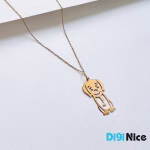 گردنبند طلا 18 عیار طرح سگ