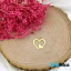 گردنبند طلا 18 عیار طرح قلب و پرنده (کد DN-P2256)