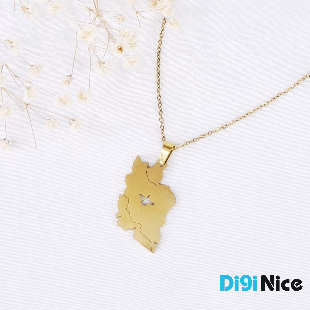 گردنبند طلا 18 عیار طرح ایران