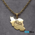 گردنبند طلا 18 عیار طرح ایران