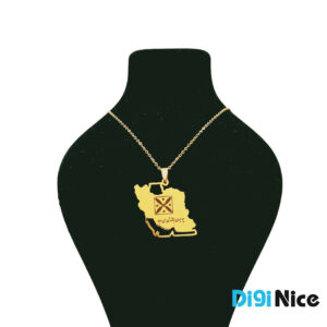 گردنبند طلا 18 عیار طرح ایران