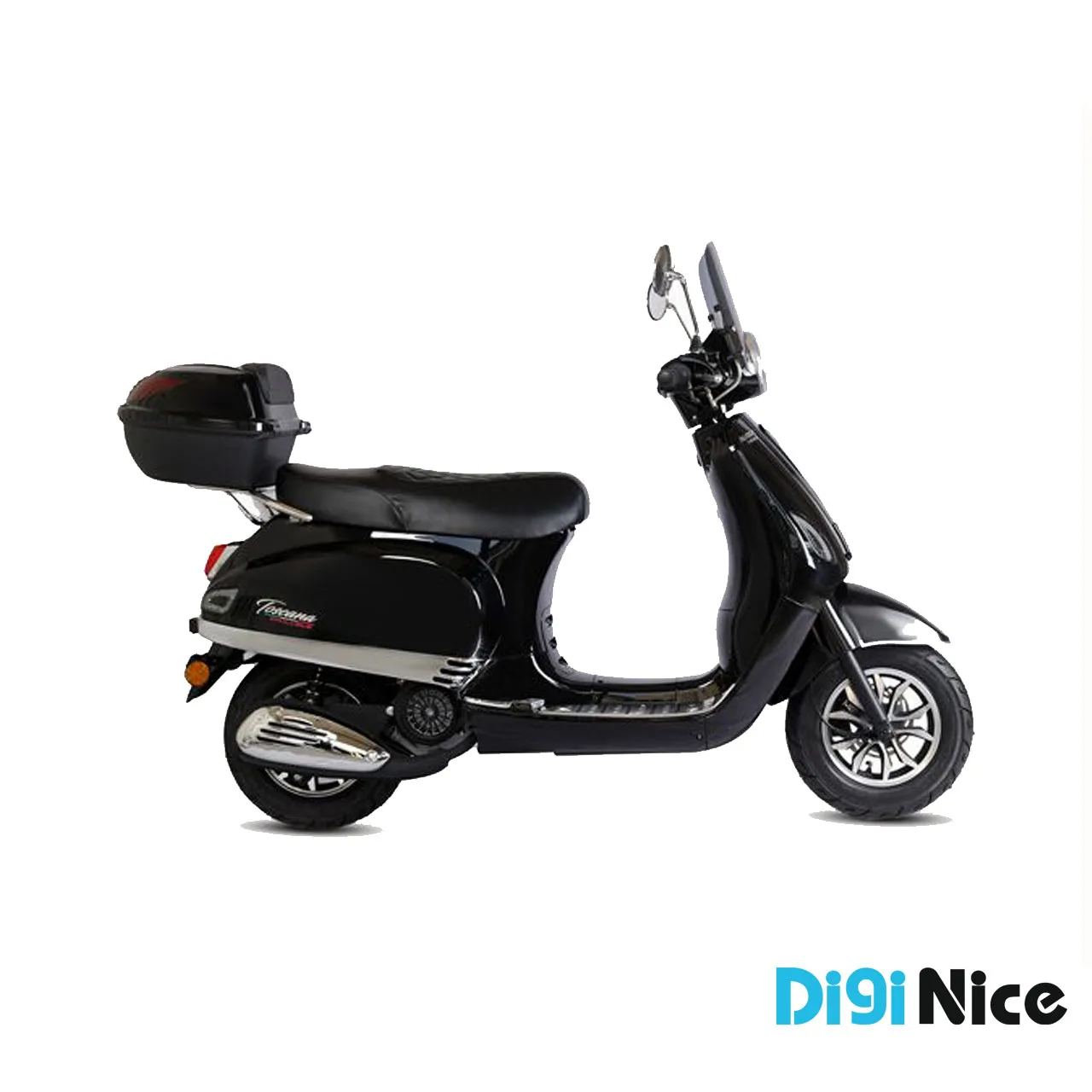 موتور سیکلت نامی مدل TS150 رنگ مشکی - نمای بغل