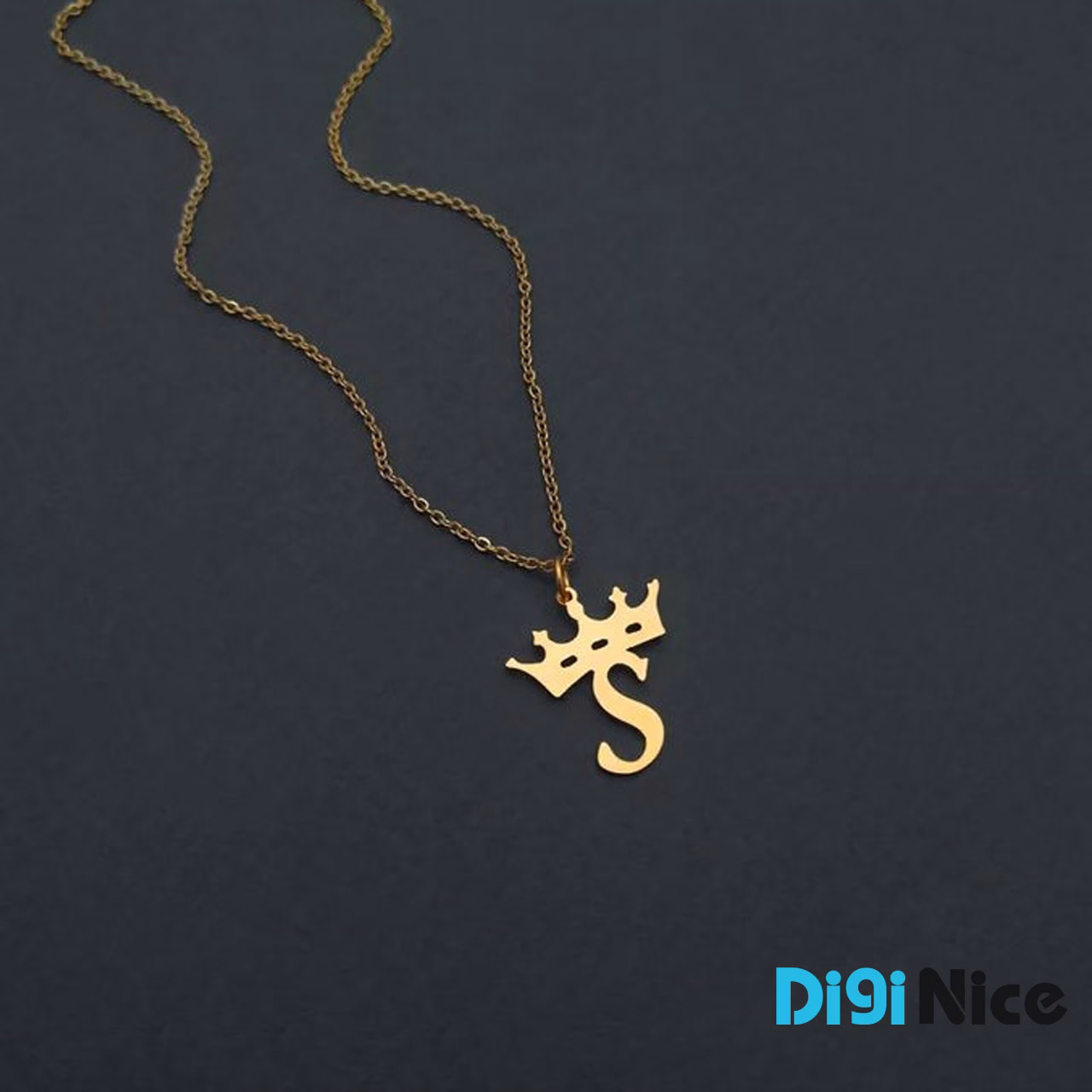 گردنبند طلا 18 عیار طرح S