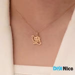 گردنبند طلا 18 عیار طرح ایران