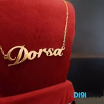 گردنبند طلا 18 عیار طرح درسا