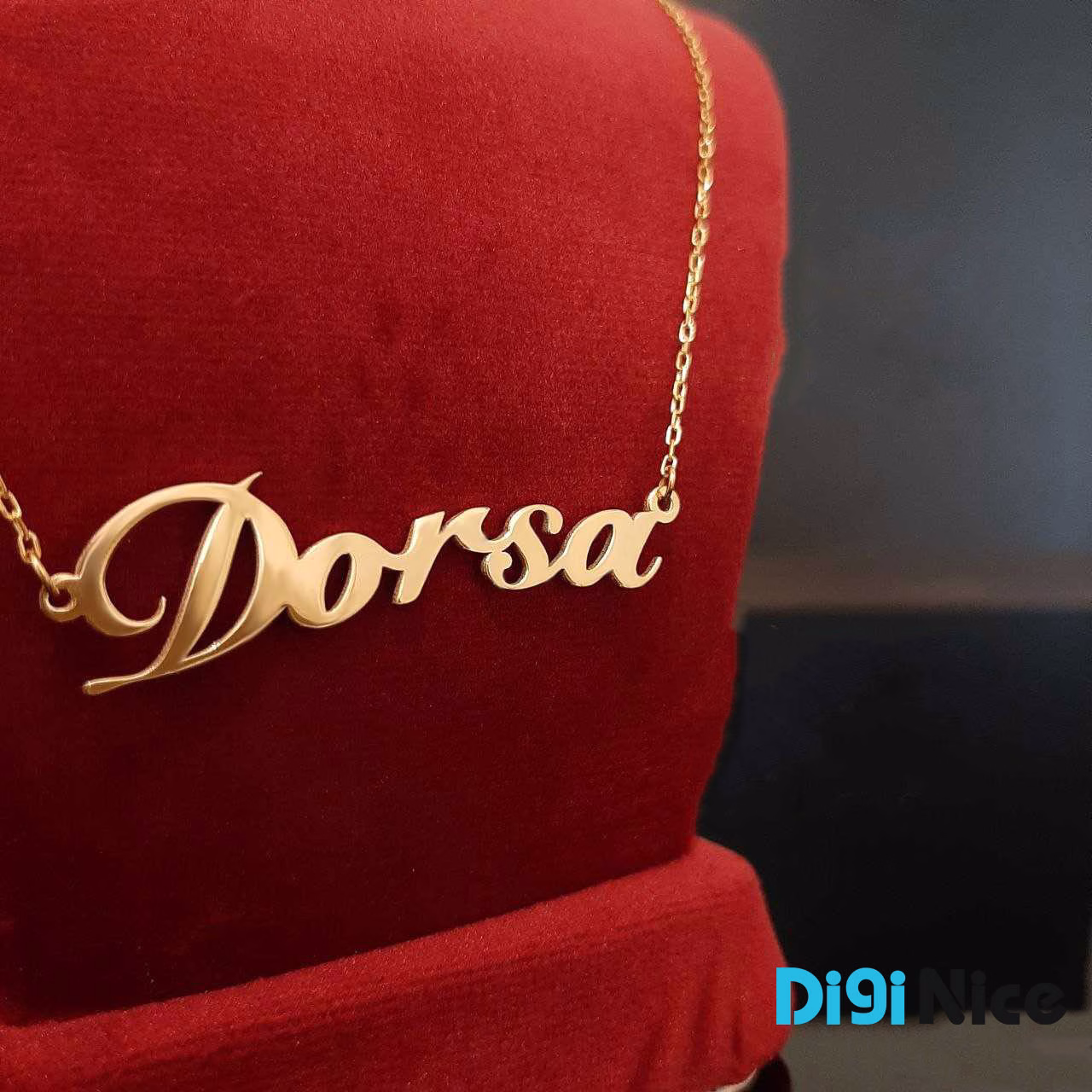 گردنبند طلا 18 عیار طرح درسا
