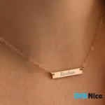 گردنبند طلا 18 عیار طرح روژان