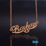 گردنبند طلا 18 عیار طرح روژان