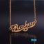 گردنبند طلا 18 عیار طرح روژان