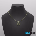 گردنبند طلا 18 عیار طرح قورباغه