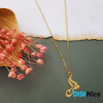گردنبند طلا 18 عیار طرح هلن