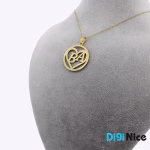 گردنبند طلا 18 عیار طرح BA