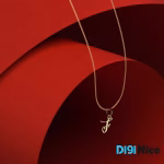 گردنبند طلا 18 عیار طرح F