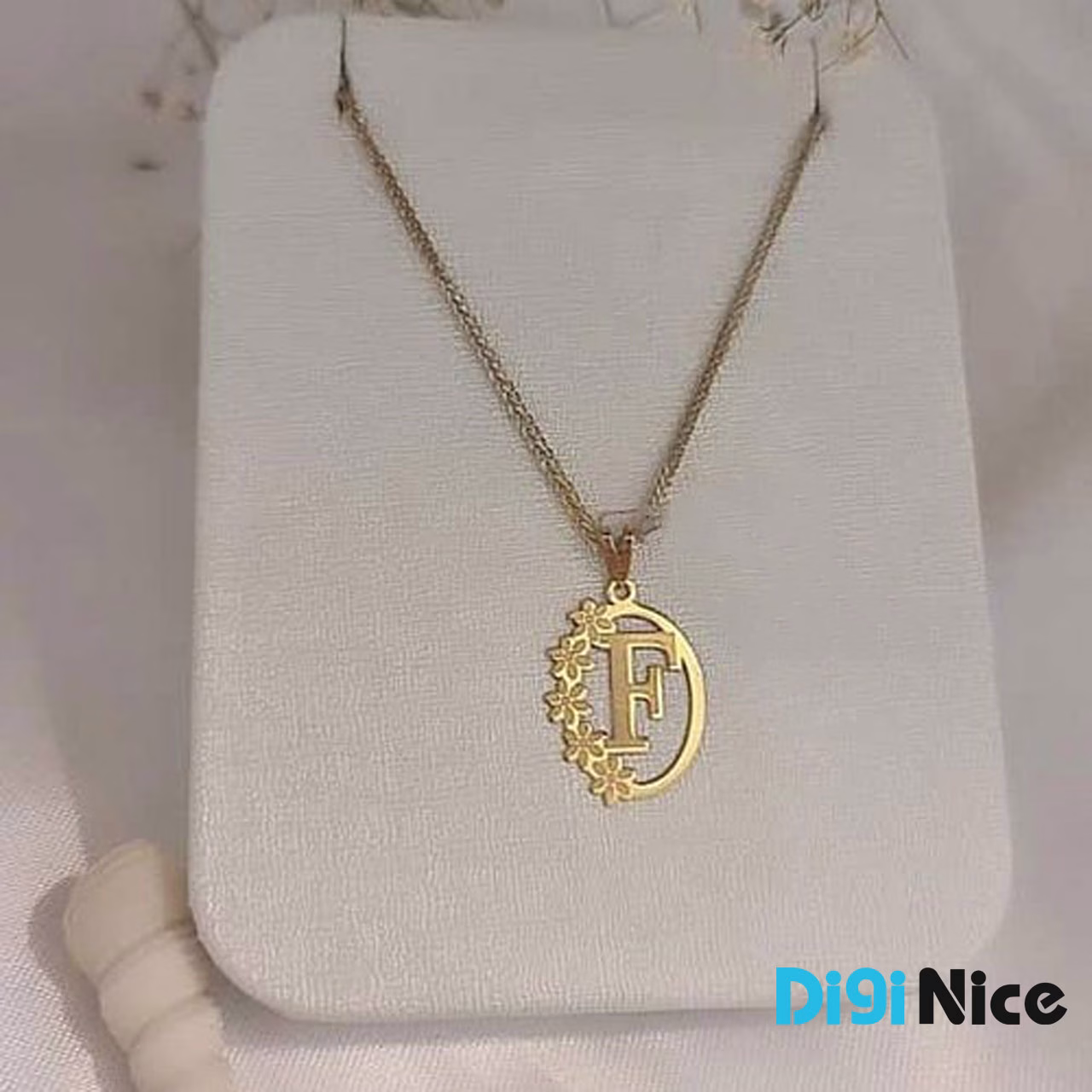 گردنبند طلا 18 عیار طرح F