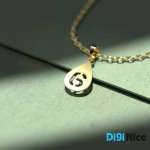 گردنبند طلا 18 عیار طرح G