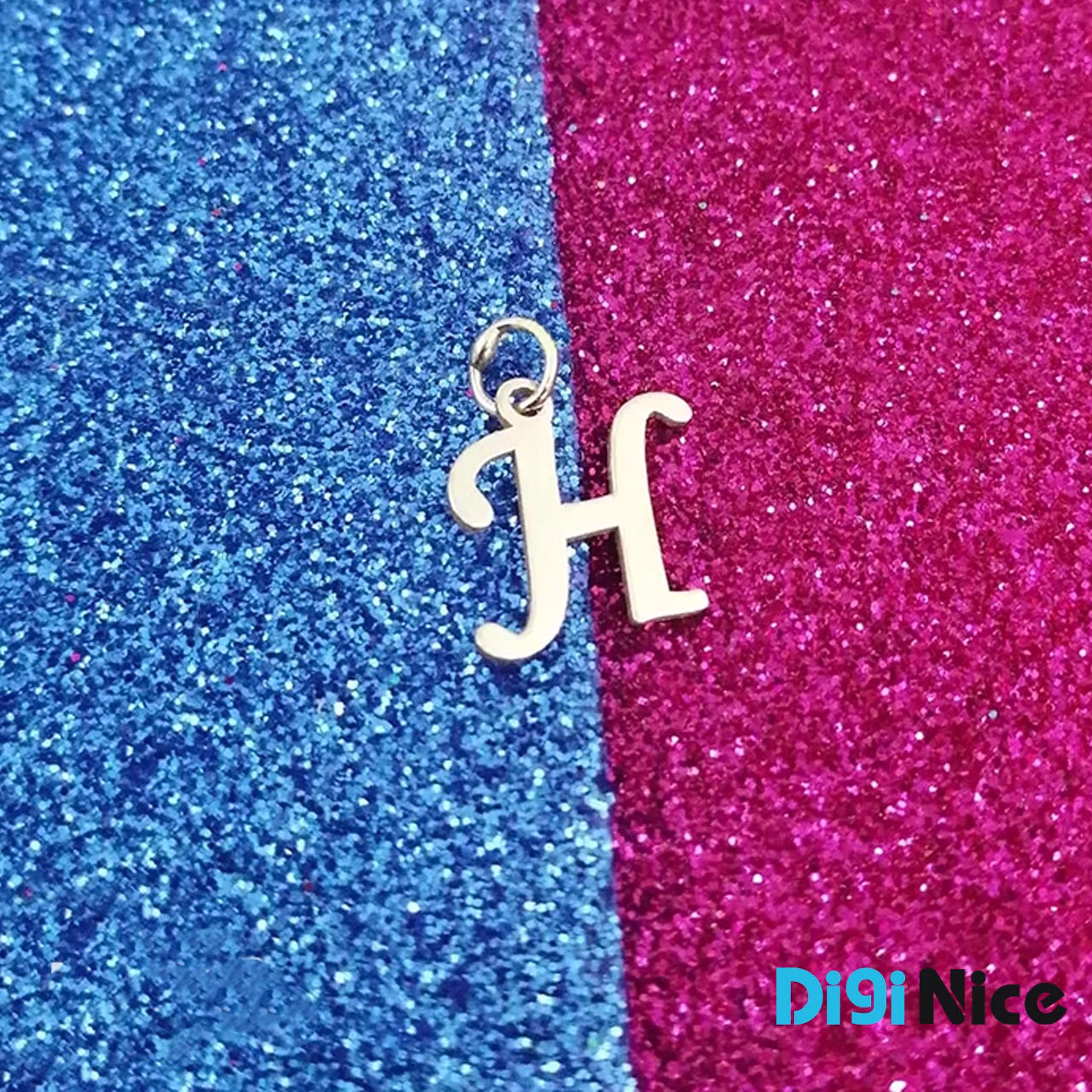 گردنبند طلا 18 عیار طرح H