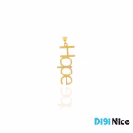 گردنبند طلا 18 عیار طرح Hope