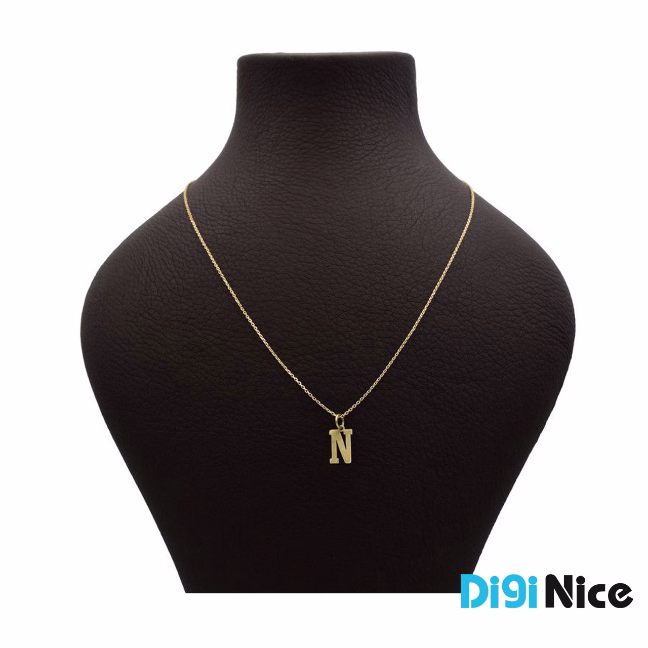 گردنبند طلا 18 عیار طرح N
