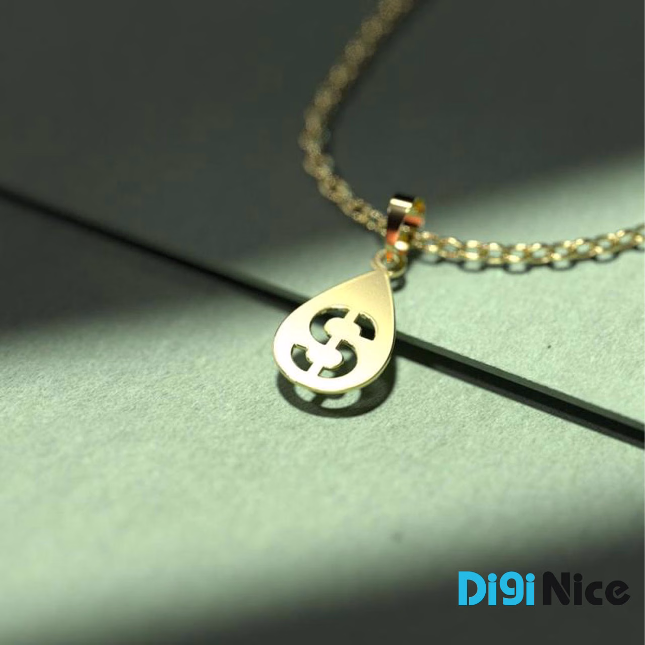 گردنبند طلا 18 عیار طرح S