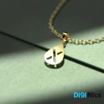 گردنبند طلا 18 عیار طرح X
