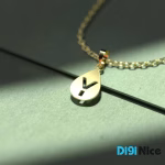 گردنبند طلا 18 عیار طرح Y