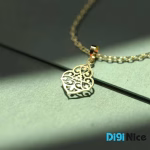 گردنبند طلا 18 عیار طرح اسلیمی