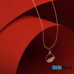 گردنبند طلا 18 عیار طرح انار